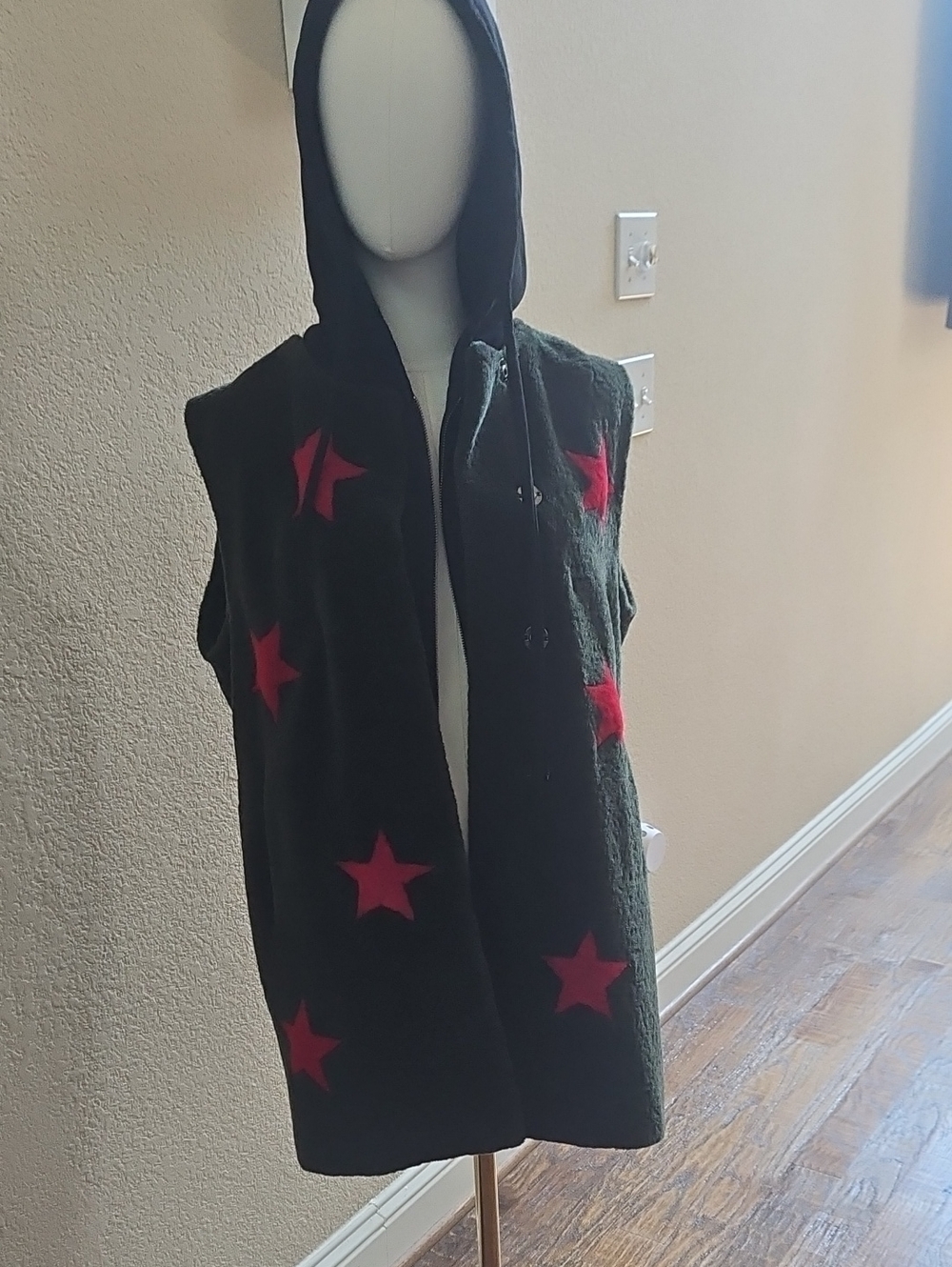 Annabelle by SCBMJ Olive Green Jacket with Black Trim